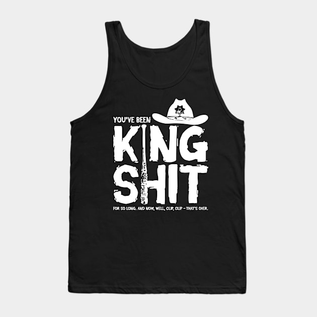 King Shit (white) Tank Top by andrew_kelly_uk@yahoo.co.uk